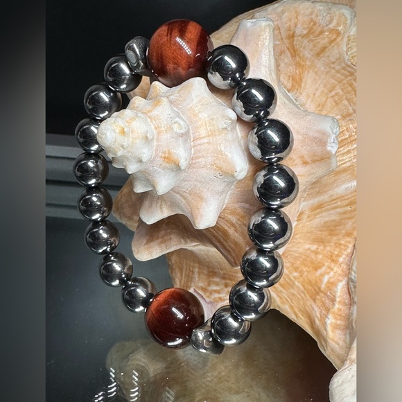 (JOEHANNA) TERAHERTZ  NATURAL STONES  BRACELET size 7” - Picture 3 of 11